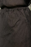 BASERANGE Linen Skirt Portugal BAS-SKDY-SL-000-HEI Black